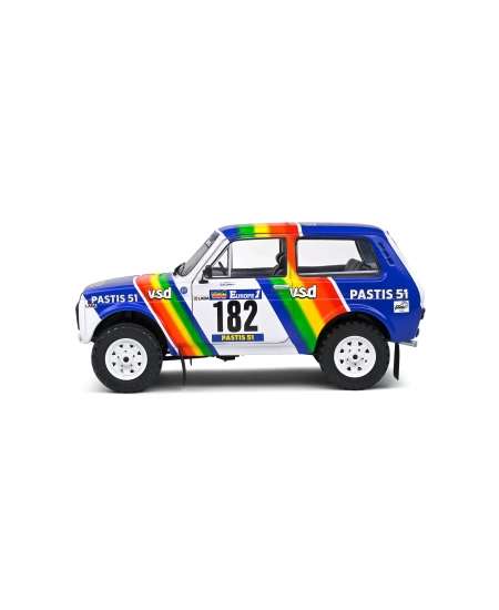 SOLİDO 1/18 LADA NIVA WHITE #182 JABOUILLE/SARDOU