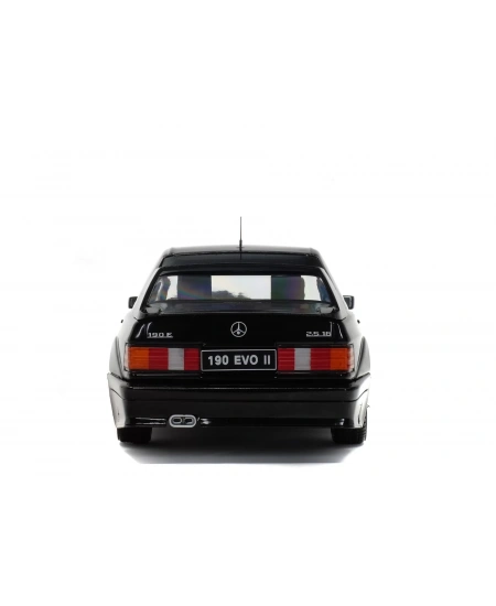 SOLİDO 1/18 MERCEDES 190 EVO II - BLACK - 1990