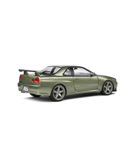 SOLİDO 1/18 NISSAN GT-R (R34) GREEN 1999