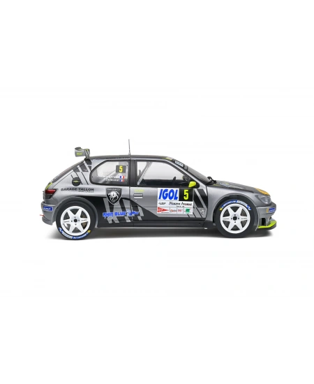 SOLİDO 1/18 PEUGEOT 306 MAXI GREY #5 F.DELECOUR
