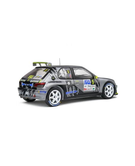 SOLİDO 1/18 PEUGEOT 306 MAXI GREY #5 F.DELECOUR