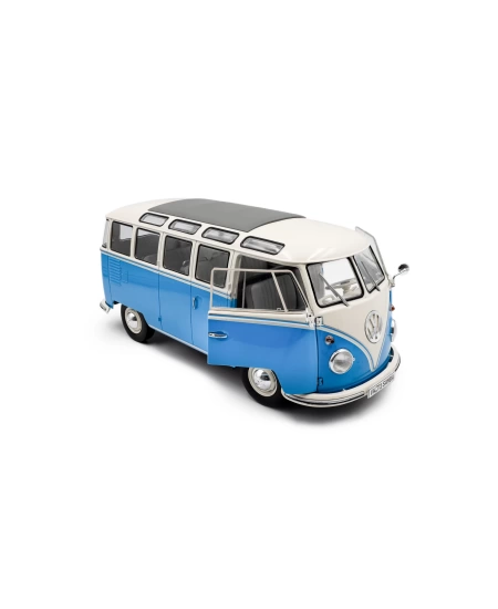 SOLİDO 1/18 VW T1 21 WINDOWS BLUE - WHITE