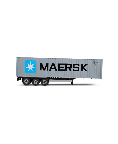 SOLİDO 1/24 CONTAINER TRAILER MAERSK GREY