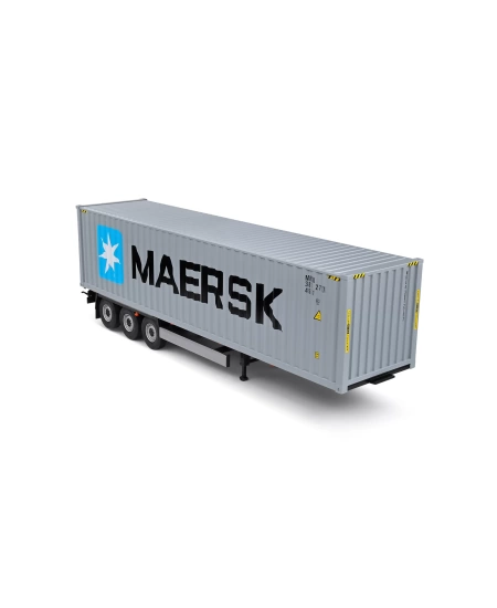 SOLİDO 1/24 CONTAINER TRAILER MAERSK GREY