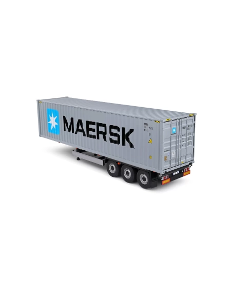 SOLİDO 1/24 CONTAINER TRAILER MAERSK GREY