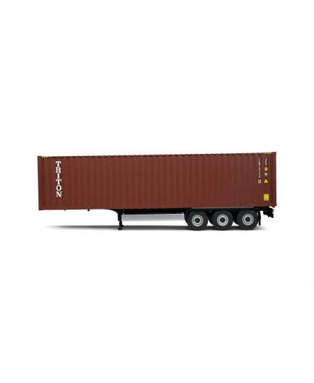 SOLİDO 1/24 REMORQUE PORTE CONTAINER RED 2021
