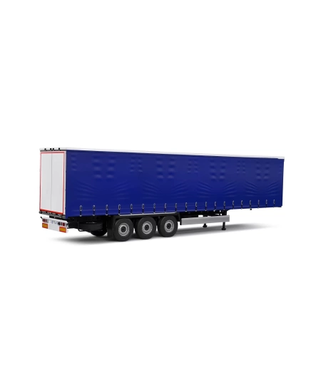 SOLİDO 1/24 TARPAULIN TRAILER BLUE BLUE