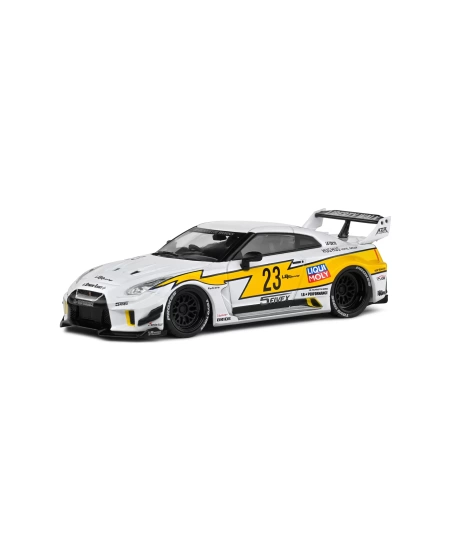 SOLİDO 1/43 NISSAN GTR35 LBWK SILHOUETTE WHITE