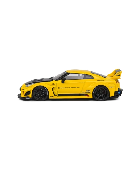 SOLİDO 1/43 NISSAN GTR35 LBWK SILHOUETTE YELLOW