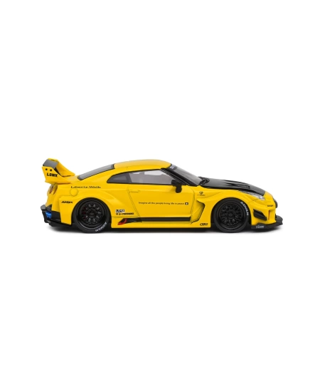 SOLİDO 1/43 NISSAN GTR35 LBWK SILHOUETTE YELLOW