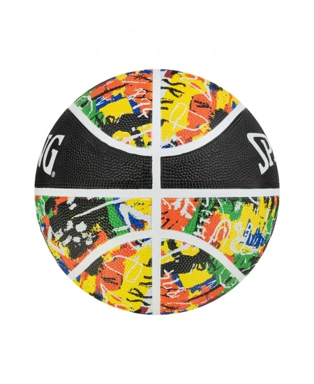 SPALDING BASKETBOL TOPU RAINBOW-BLUE-YELLOW