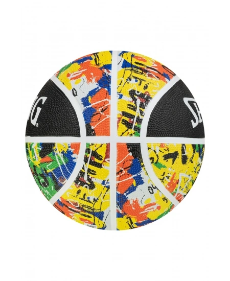 SPALDING BASKETBOL TOPU RAINBOW-BLUE-YELLOW