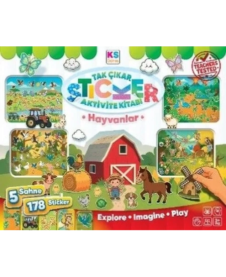 STICKER BOOK ANIMALS