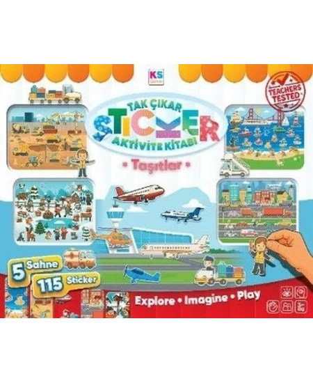 STICKER BOOK VEHICLES