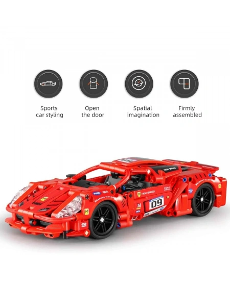 SÜPER ARABA KIRMIZI LEGO 437 PARÇA