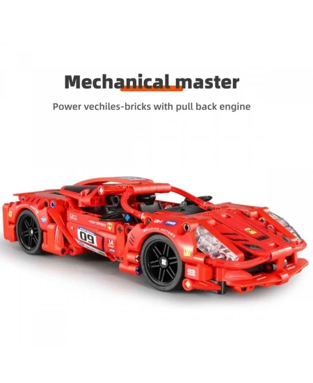 SÜPER ARABA KIRMIZI LEGO 437 PARÇA