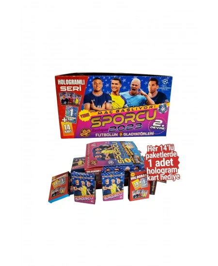 SÜPER ŞUT 8+2 HOLOGRAMLI KART 24 KUTU
