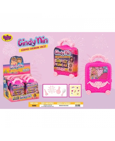 SÜRPRİZ HEDİYELİ DESENLİ VALİZ