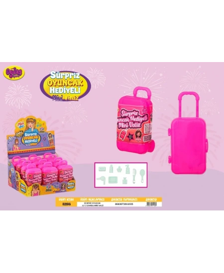 SÜRPRİZ HEDİYELİ MİNİ VALİZ