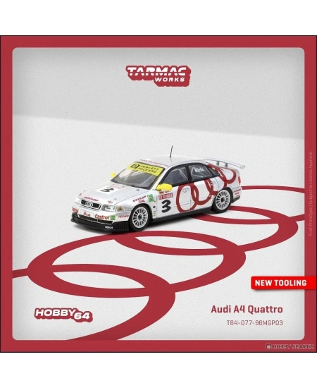 TARMAC WORKS 1/64 AUDİ A4 QUATTRO MACAU GUİA RACE