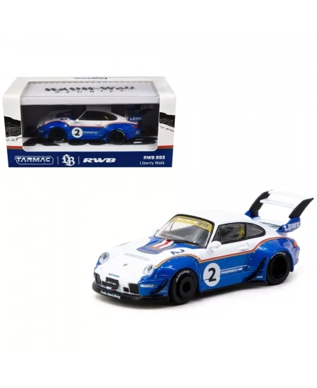 TARMAC WORKS 1/64 RWB 993 LİBERTY WALK WİTH CONTAİ
