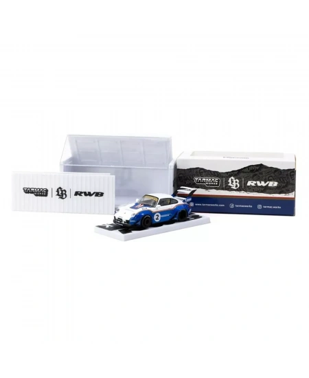 TARMAC WORKS 1/64 RWB 993 LİBERTY WALK WİTH CONTAİ