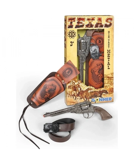 TEKSAS ROVELVER 8Lİ TABANCA SETİ