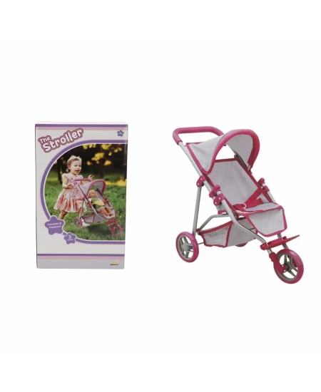 TENTELİ METAL PUSET PEMBE GRİ