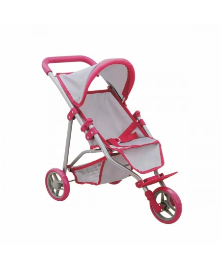 TENTELİ METAL PUSET PEMBE GRİ
