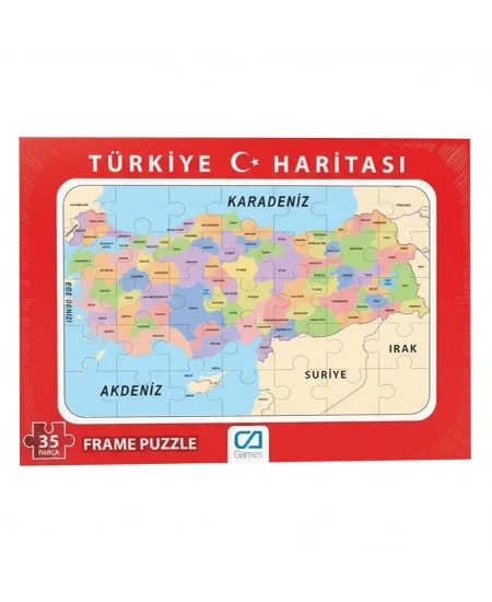 TÜRKİYE HARİTASI FREAME PUZZLE