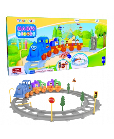 UÇR MACİG BLOCKS 43 PRÇ TREN SETİ