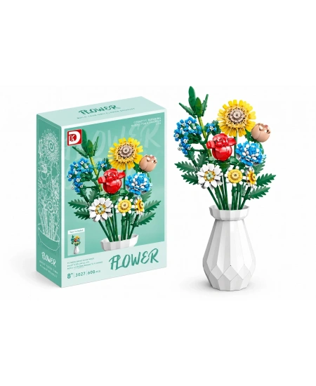 VAZOLU ÇİÇEK LEGO 600 PARÇA