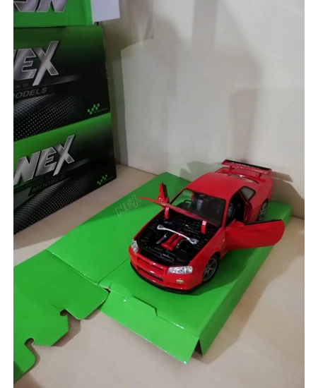 WELLY 1/24 NISSAN SKYLINE GT-R R34 24108W