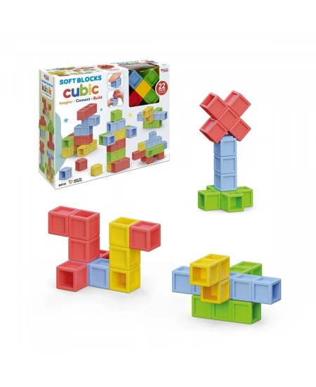 YUMUŞAK BLOKLAR KÜBİK 22 PARÇA