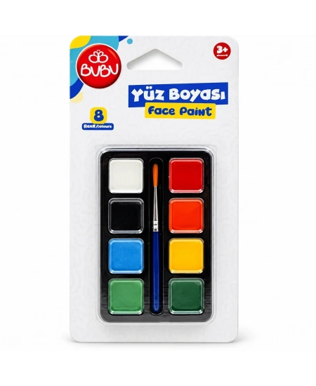 YÜZ BOYASI 8 RENK TABLET