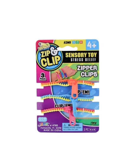 ZIP & CLIP ZIPPER CLIPS 3LÜ