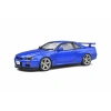 SOLİDO 1/18 NİSSAN SKYLİNE (R34) GT-R BLUE 1999