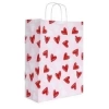 ÇANTA KRAFT BÜKÜM SAPLI KALPLİ 25*31 CM 25Lİ