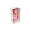 GLT AZRA NEWBORN PEMBE GRİ TRİKO ELBİSELİ