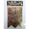 İYİ Kİ DOĞDUN YAZI YILDIZLI ALTIN