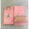 ÇANTA B. KRAFT BÜKÜM SAPLI PEMBE 12*15CM 25Lİ