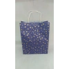 ÇANTA KRAFT BÜKÜM SAPLI YILDIZLI 18*24 CM 25 Lİ