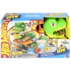 HOT WHEELS T-REX VE İTFAİYE İSTASYONU OYUN SETİ DH