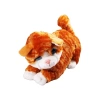 JUMBO PELUŞ MİYAVLAYAN YATAN KEDİ 30CM