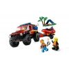 LEGO CİTY 4x4 KURTARMA BOTLU İTFAİYE KAMYONU
