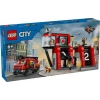 LEGO FIRE STATION W FIRE TRUCK DHL
