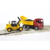 MAN DAMPERLİ KAMYON VE FR 130 KEPÇE DHL (NET)