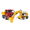 MAN KAMYON VE LIEBHERR EKSKAVATÖR DHL (NET)