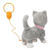 PELUŞ SEVİMLİ KEDİ GİGİ HAREKETLİ SESLİ GRİ