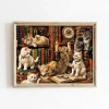 KS GAMES 500 PARÇA PUZZLE CATS IN THE LIBRARY
